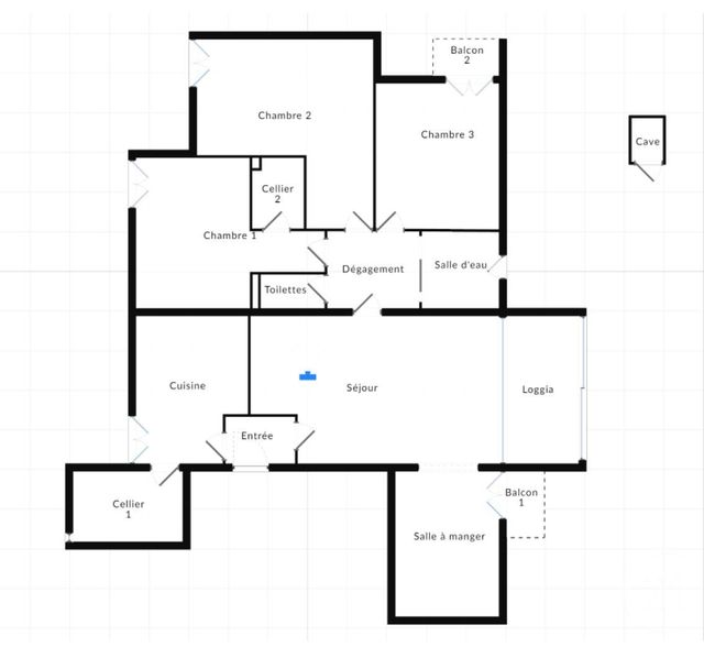 Appartement F6 à vendre - 6 pièces - 95.44 m2 - ST JEAN DE LUZ - 64 - AQUITAINE - Century 21 Belharra